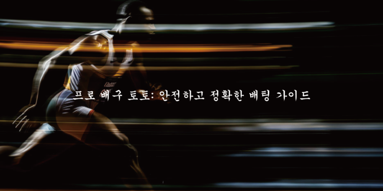 프로 배구 토토 안전하고 정확한 배팅 가이드